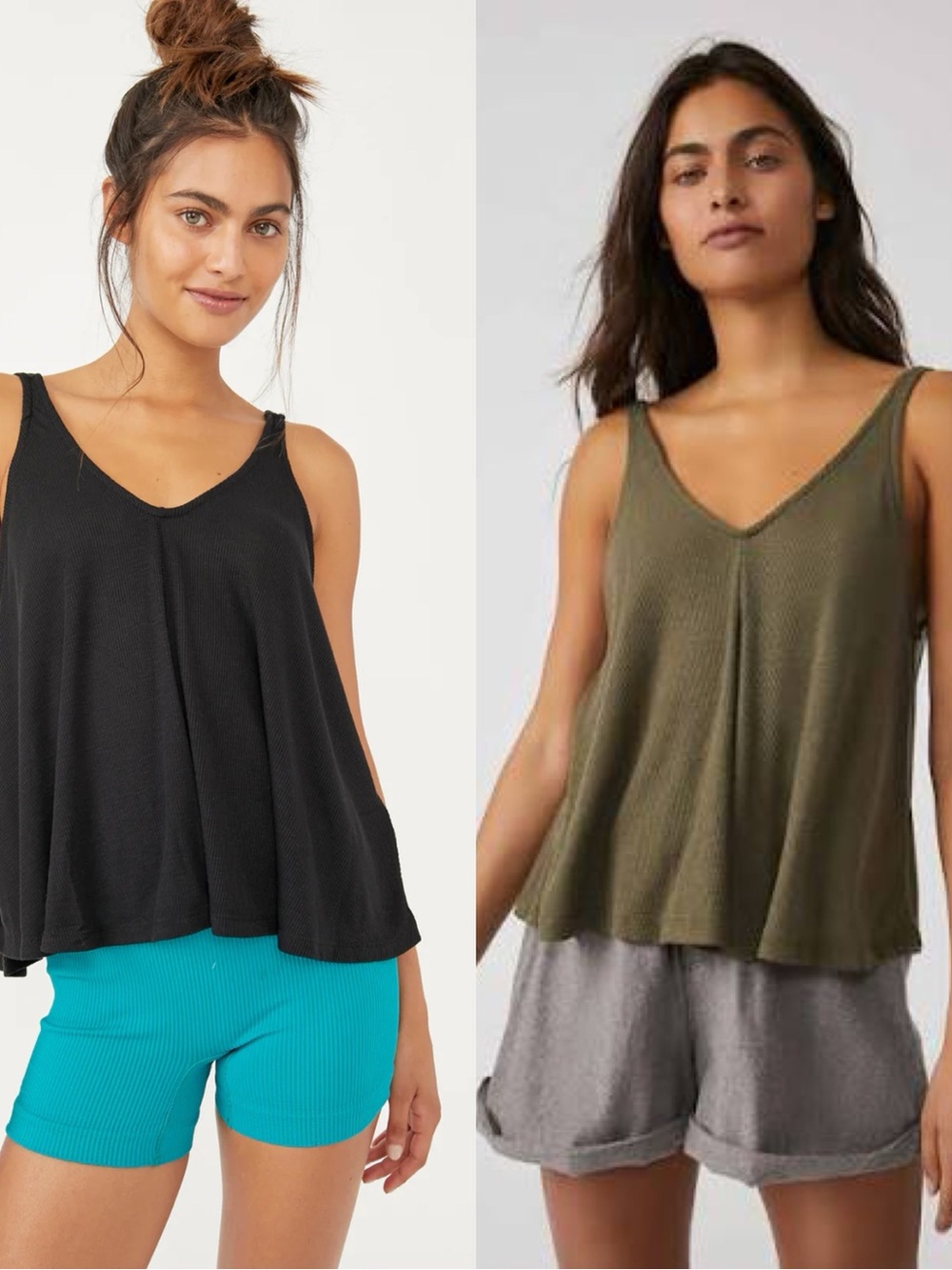 Bundle of 2 Free People Intimately Dani Tanks